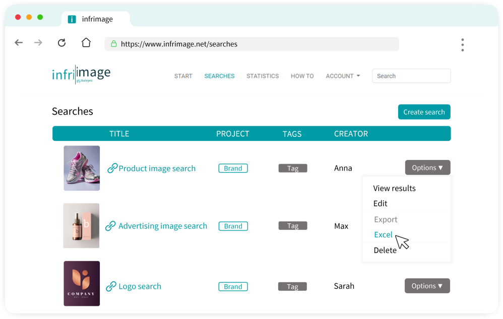 Search overview Schaubild